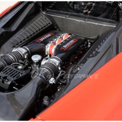 Dry Carbon Fiber Engine Bay Firewall Panel For Ferrari 458 Italia 2009-2015