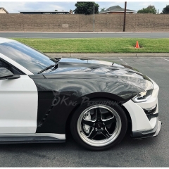 Vent Style Carbon Fiber Hood For Ford Mustang Gen6 S550.2 2018-2023