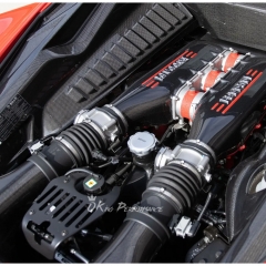 Dry Carbon Fiber Engine Bay Cover Set For Ferrari 458 Italy & Speciale 2009-2015