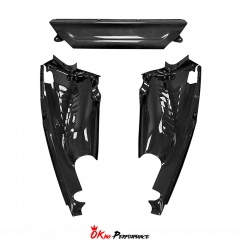 Dry Carbon Fiber Engine Bay Set (replacement) For Ferrari 488 GTB 2015-2018