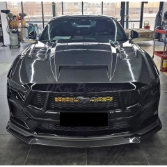 TF Style Carbon Fiber Hood For Ford Mustang 2024-On