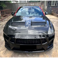 GTD Style Dry Carbon Fiber Hood Bonnet For Ford Mustang Gen7 S650 2024-On
