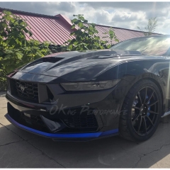 TF Style Carbon Fiber Hood For Ford Mustang 2024-On