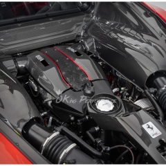 Dry Carbon Fiber Engine Bay Set (replacement) For Ferrari 488 GTB 2015-2018