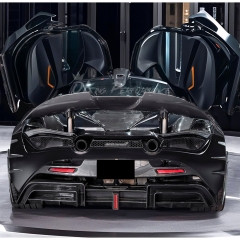 CMST V2 Style Dry Carbon Fiber Rear Diffuser with Underboard For Mclaren 720S & 750S 2017-2026