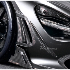 CMST Style Dry Carbon Fiber Front Bumper Side Vents Scoops For Mclaren 720S 2017-2022