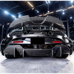 CMST V1 Style Dry Carbon Fiber Rear Diffuser with Underboard For Mclaren 720S & 750S 2017-2026