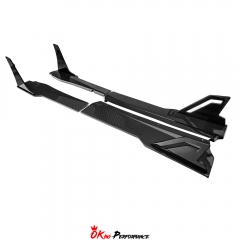 CMST Style Dry Carbon Fiber Side Skirts For Mclaren 720S & 750S 2017-2026