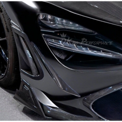 CMST Style Dry Carbon Fiber Front Canards For Mclaren 720S 2017-2022