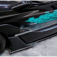 CMST Style Dry Carbon Fiber Side Skirts For Mclaren 720S & 750S 2017-2026