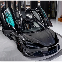 CMST V3 Style Dry Carbon Fiber Front Lip For Mclaren 720S 2017-2022