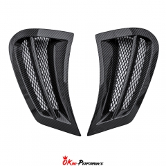 CMST Style Dry Carbon Fiber Front Bumper Side Vents Scoops For Mclaren 720S 2017-2022