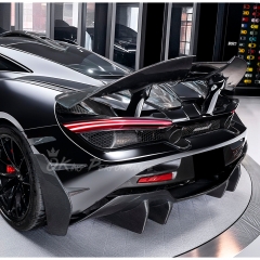 CMST V1 Style Dry Carbon Fiber Rear Diffuser with Underboard For Mclaren 720S & 750S 2017-2026