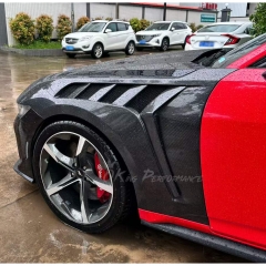 GTD Style Dry Carbon Fiber Fender For Ford Mustang Gen7 S650 2024-On
