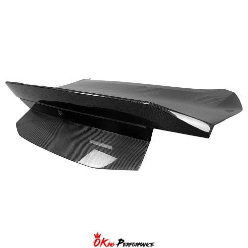 High Kick SA 1 Piece Style Carbon Fiber Rear Trunk Boot Lid For Ford Mustang Gen7 S650 2024-On