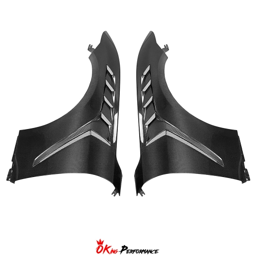 Vented Style Carbon Fiber Fender For Ford Mustang 2024-On