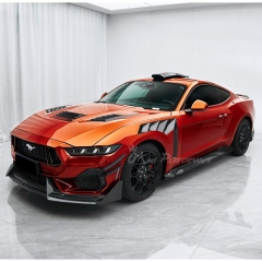 CMST V2 Style Carbon Fiber Front Lip For Ford Mustang Gen7 S650 2024-on