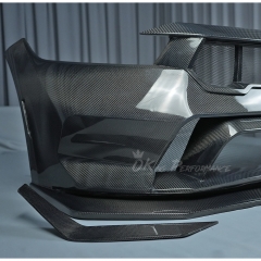 GTD Style Carbon Fiber Front Bumper For Ford Mustang Gen7 S650 2024-on