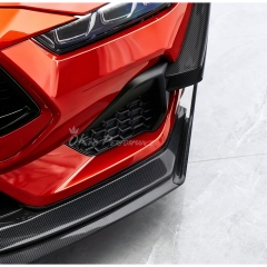 CMST V2 Style Carbon Fiber Front Lip For Ford Mustang Gen7 S650 2024-on