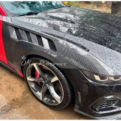 GTD Style Dry Carbon Fiber Fender For Ford Mustang Gen7 S650 2024-On