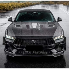 CMST ClearView Style Carbon Fiber Hood Bonnet For Ford Mustang Gen7 S650 2024-on