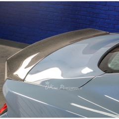 High Kick SA Style Carbon Fiber Rear Spoiler Trunk Base Lid For Ford Mustang Gen7 S650 2024-On