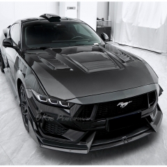 CMST V2 Style Carbon Fiber Front Lip For Ford Mustang Gen7 S650 2024-on