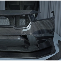 GTD Style Carbon Fiber Front Bumper For Ford Mustang Gen7 S650 2024-on
