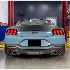 High Kick SA Style Carbon Fiber Rear Spoiler Trunk Base Lid For Ford Mustang Gen7 S650 2024-On