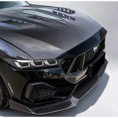 CMST ClearView Style Carbon Fiber Hood Bonnet For Ford Mustang Gen7 S650 2024-on