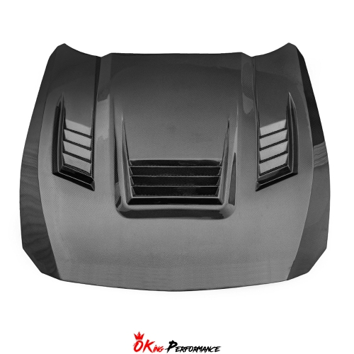 CMST Style Carbon Fiber Hood Bonnet For Ford Mustang Gen7 S650 2024-on