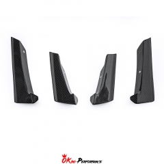 CMST Style Carbon Fiber Front Canards For Ford Mustang Gen7 S650 2024-on
