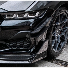 CMST Style Carbon Fiber Front Canards For Ford Mustang Gen7 S650 2024-on