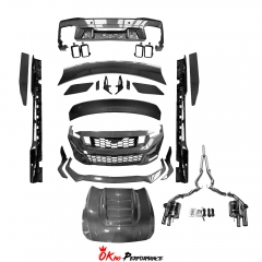 Dark Horse SC Style Carbon Fiber Body Kits with Hood For Ford Mustang Gen7 S650 2024-On