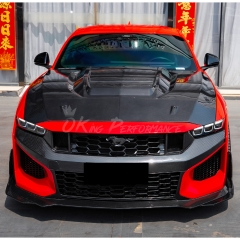 Dark Horse SC Style Carbon Fiber Front Bumper Assemble For Ford Mustang Gen7 S650 2024-On