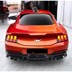 CMST V2 Style Carbon Fiber Rear Diffuser For Ford Mustang Gen7 S650 2024-On