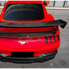 Dark Horse SC Style Carbon Fiber Rear Spoiler Wing Set For Ford Mustang Gen7 S650 2024-On