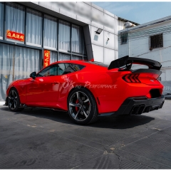 Dark Horse SC Style Dry Carbon Fiber Rear Spoiler Wing Set For Ford Mustang Gen7 S650 2024-On