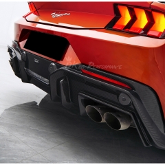 CMST V2 Style Carbon Fiber Rear Diffuser For Ford Mustang Gen7 S650 2024-On