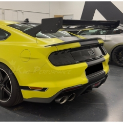 GTD Style Partial Carbon Fiber Rear Spoiler GT Wing For Ford Mustang Gen6 Gen7 S550 S650 2015-2026