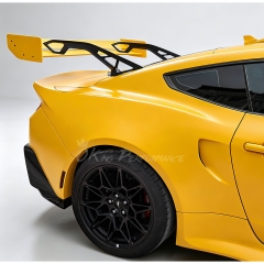 GTD V2 Style Partial Carbon Fiber Rear Spoiler GT Wing For Ford Mustang Gen6 Gen7 S550 S650 2015-2026