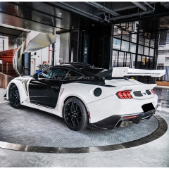GTD WideBody Style Partial Carbon Fiber Wide Body Kits For Ford Mustang Gen7 S650 2024-On