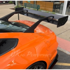 GTD Style Partial Carbon Fiber Rear Spoiler GT Wing For Ford Mustang Gen6 Gen7 S550 S650 2015-2026