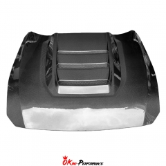 Dark Horse SC Style Carbon Fiber Hood Bonnet For Ford Mustang Gen7 S650 2024-On