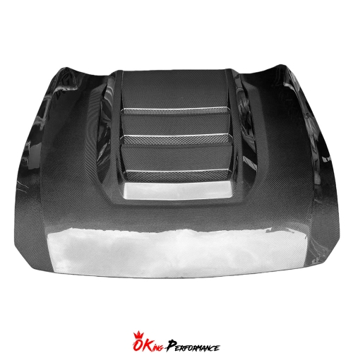 Dark Horse SC Style Carbon Fiber Hood Bonnet For Ford Mustang Gen7 S650 2024-On