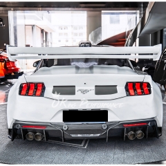 GTD Style Partial Carbon Fiber Rear Spoiler GT Wing For Ford Mustang Gen6 Gen7 S550 S650 2015-2026