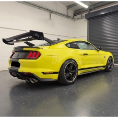 GTD Style Partial Carbon Fiber Rear Spoiler GT Wing For Ford Mustang Gen6 Gen7 S550 S650 2015-2026