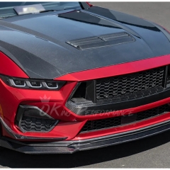 Dark Horse Style Carbon Fiber Hood Bonnet For Ford Mustang Gen7 S650 2024-On