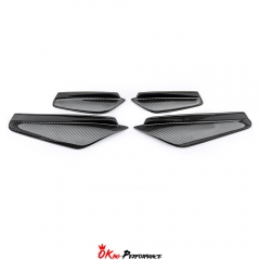 CMST Style Dry Carbon Fiber Front Canards For Lotus Emira
