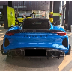 CMST V2 Style Dry Carbon Fiber Rear Diffuser For Lotus Emira